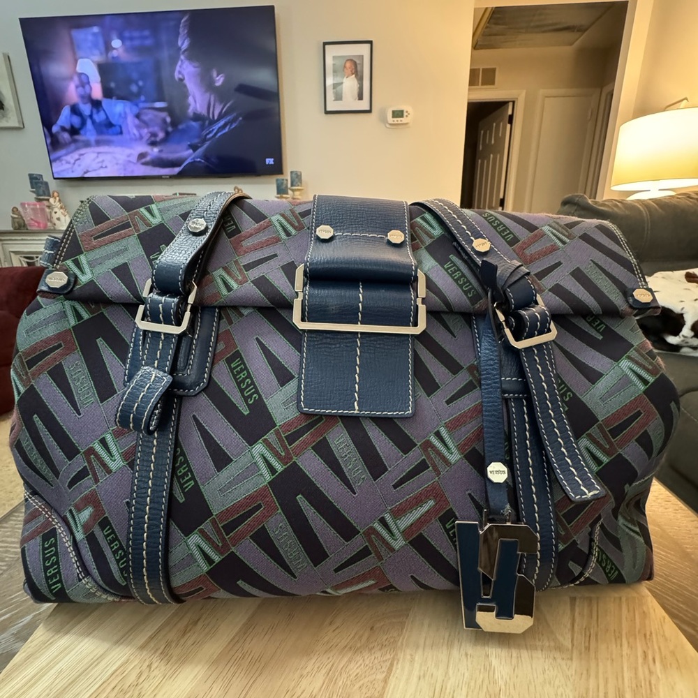 Versace Versus Multi Logo Satchel Bag